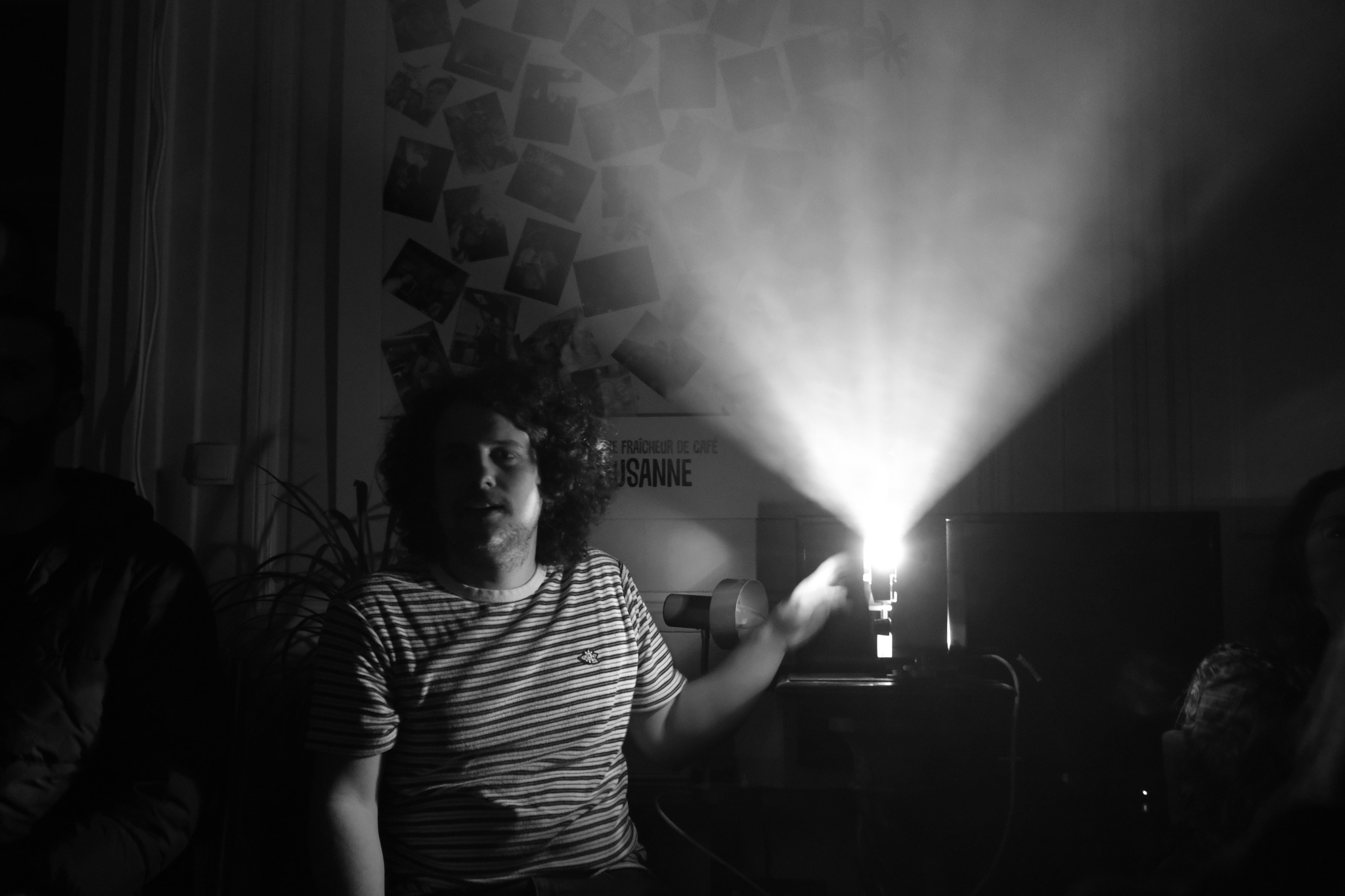 Une projection de film 8mm